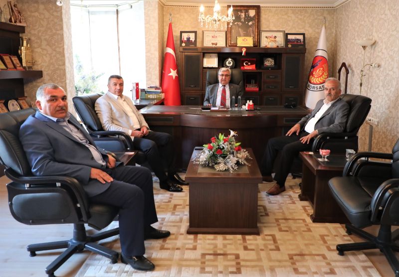 MALATYA TİCARET BORSASI BAŞKANI ÖZCAN'DAN BAŞKAN HASTAOĞLU'NA ZİYARET
