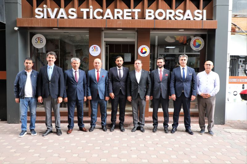 SİVAS TSO BAŞKANI MUSTAFAN EKEN'DEN BAŞKAN KARAKAYA'YA HAYIRLI OLSUN ZİYARETİ